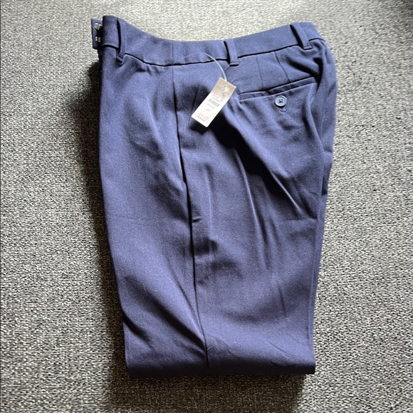 Talbots Women’s Classic Navy Dress Pants - Picture 1 of 4
